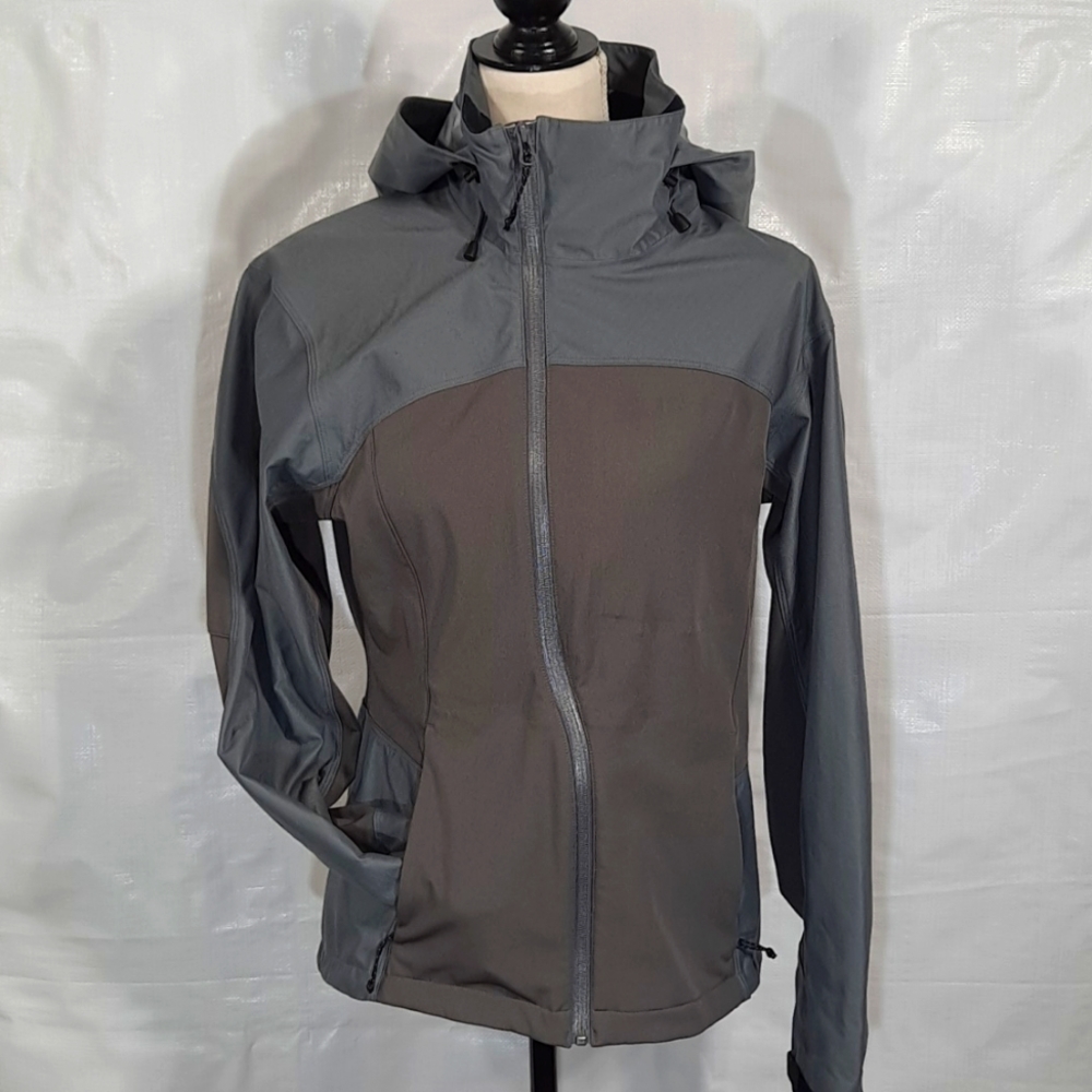 Westcomb Grey Event Waterproof Fabric Hooded Raincoat